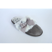 Women′s Indoor Slipper with Bowknot